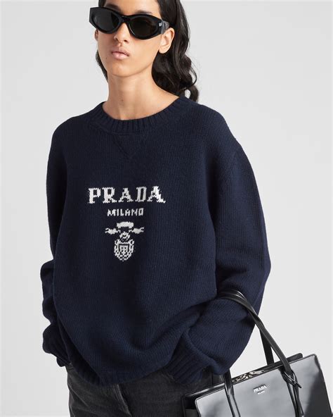 prada cashmere quarter zip|prada sweater.